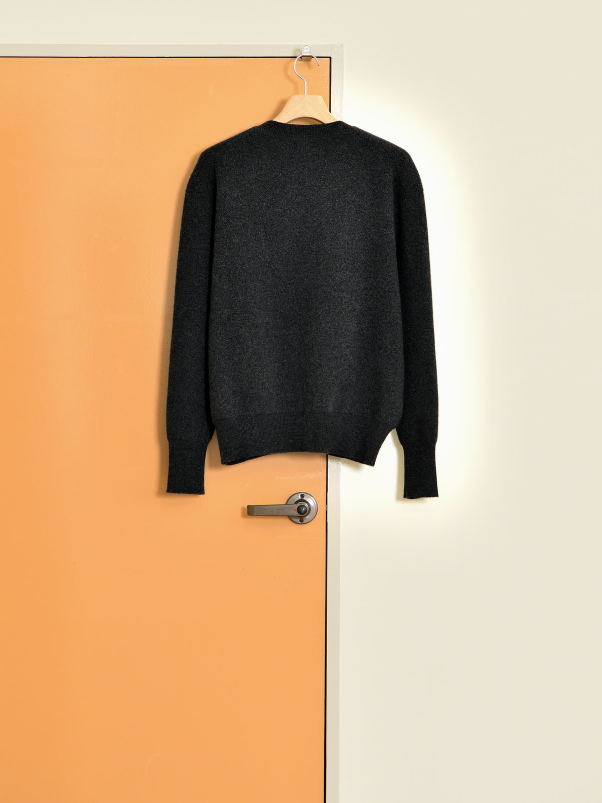 YOKE ヨーク Cashmere Crewneck Sweater YK26FW01389S CHARCOAL チャコール カシミア スウェット 26FW 日本取り扱い 名古屋 丸の内 セレクトショップ THIRD PLACE サードプレイス