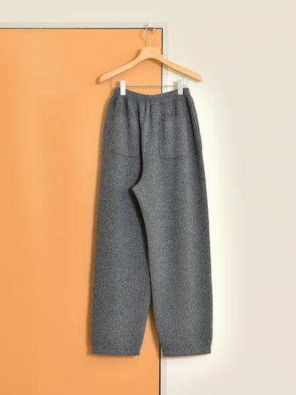 YOKE ヨーク Cashmere Knit Pants YK26FW01417S GRAY グレー カシミア スウェット 26FW 日本取り扱い 名古屋 丸の内 セレクトショップ THIRD PLACE サードプレイス