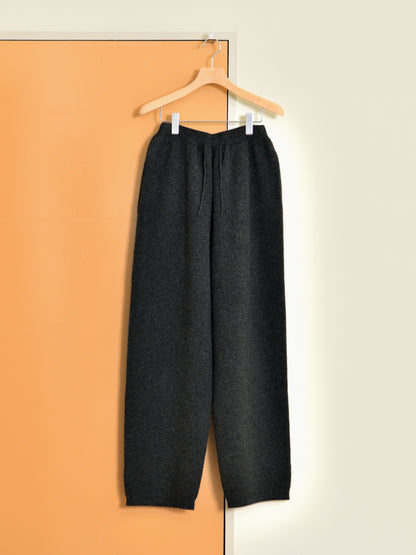 YOKE ヨーク Cashmere Knit Pants YK26FW01417S CHARCOAL チャコール カシミア スウェット 26FW 日本取り扱い 名古屋 丸の内 セレクトショップ THIRD PLACE サードプレイス