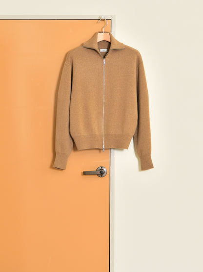 YOKE ヨーク Cashmere Highneck Zip Blouson YK26FW01387S BEAGE ベージュ カシミア スウェット 26FW 日本取り扱い 名古屋 丸の内 セレクトショップ THIRD PLACE サードプレイス