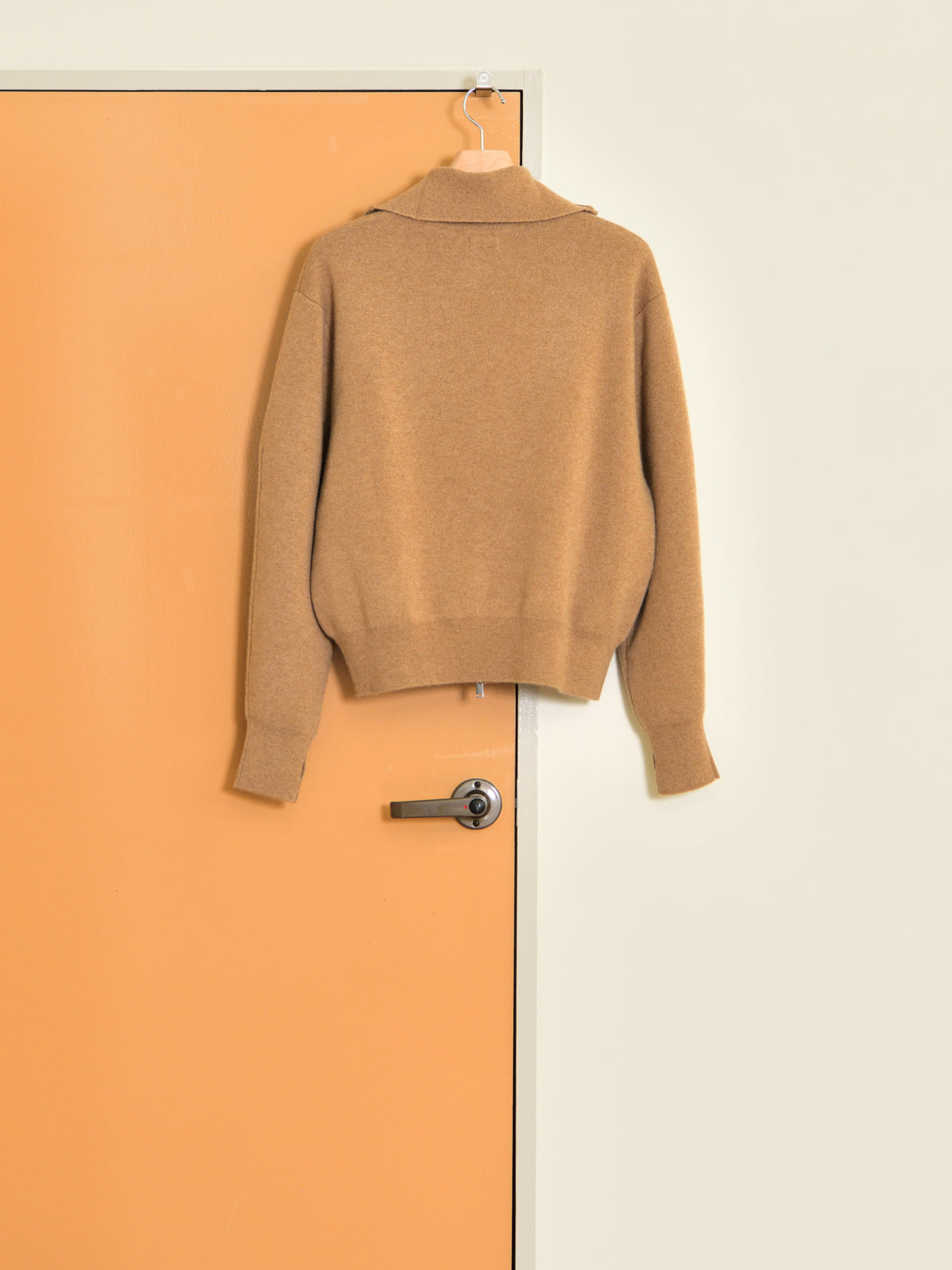 YOKE ヨーク Cashmere Highneck Zip Blouson YK26FW01387S BEAGE ベージュ カシミア スウェット 26FW 日本取り扱い 名古屋 丸の内 セレクトショップ THIRD PLACE サードプレイス