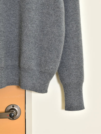 YOKE ヨーク Cashmere Crewneck Sweater YK26FW01389S GRAY グレー カシミア スウェット 26FW 日本取り扱い 名古屋 丸の内 セレクトショップ THIRD PLACE サードプレイス