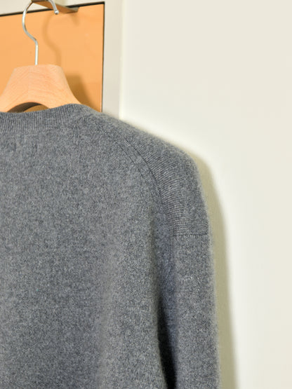 YOKE ヨーク Cashmere Crewneck Sweater YK26FW01389S GRAY グレー カシミア スウェット 26FW 日本取り扱い 名古屋 丸の内 セレクトショップ THIRD PLACE サードプレイス