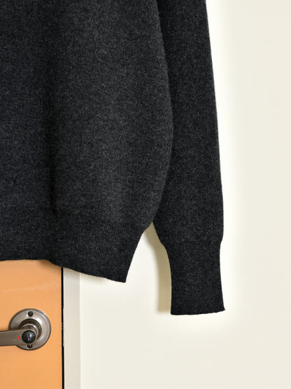 YOKE ヨーク Cashmere Crewneck Sweater YK26FW01389S CHARCOAL チャコール カシミア スウェット 26FW 日本取り扱い 名古屋 丸の内 セレクトショップ THIRD PLACE サードプレイス