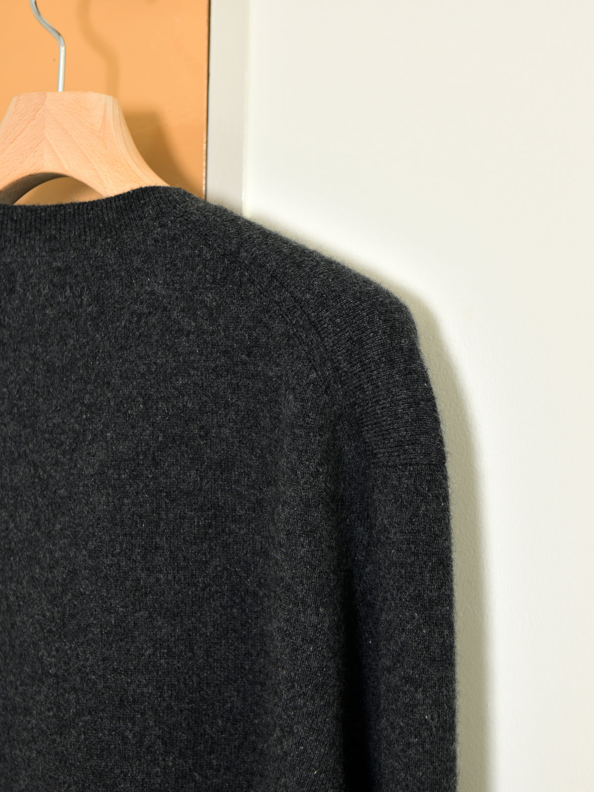 YOKE ヨーク Cashmere Crewneck Sweater YK26FW01389S CHARCOAL チャコール カシミア スウェット 26FW 日本取り扱い 名古屋 丸の内 セレクトショップ THIRD PLACE サードプレイス
