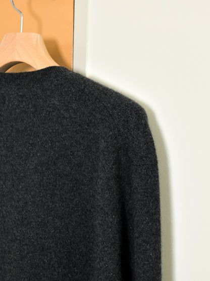 YOKE ヨーク Cashmere Crewneck Sweater YK26FW01389S CHARCOAL チャコール カシミア スウェット 26FW 日本取り扱い 名古屋 丸の内 セレクトショップ THIRD PLACE サードプレイス