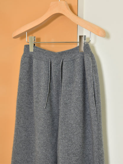 YOKE ヨーク Cashmere Knit Pants YK26FW01417S GRAY グレー カシミア スウェット 26FW 日本取り扱い 名古屋 丸の内 セレクトショップ THIRD PLACE サードプレイス