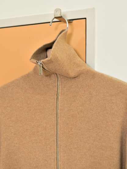 YOKE ヨーク Cashmere Highneck Zip Blouson YK26FW01387S BEAGE ベージュ カシミア スウェット 26FW 日本取り扱い 名古屋 丸の内 セレクトショップ THIRD PLACE サードプレイス