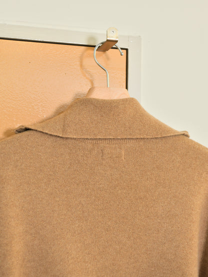 YOKE ヨーク Cashmere Highneck Zip Blouson YK26FW01387S BEAGE ベージュ カシミア スウェット 26FW 日本取り扱い 名古屋 丸の内 セレクトショップ THIRD PLACE サードプレイス