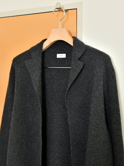 YOKE ヨーク Cashmere Knit Jakcet YK26FW01388S CHARCOAL チャコール カシミア スウェット 26FW 日本取り扱い 名古屋 丸の内 セレクトショップ THIRD PLACE サードプレイス