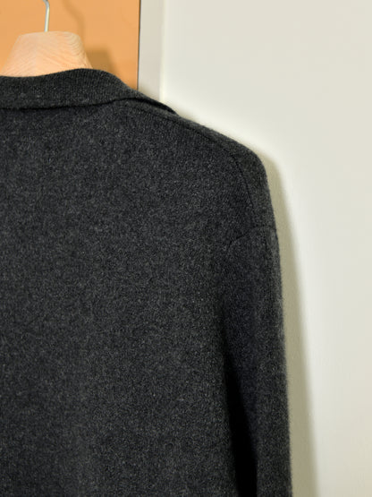 YOKE ヨーク Cashmere Knit Jakcet YK26FW01388S CHARCOAL チャコール カシミア スウェット 26FW 日本取り扱い 名古屋 丸の内 セレクトショップ THIRD PLACE サードプレイス
