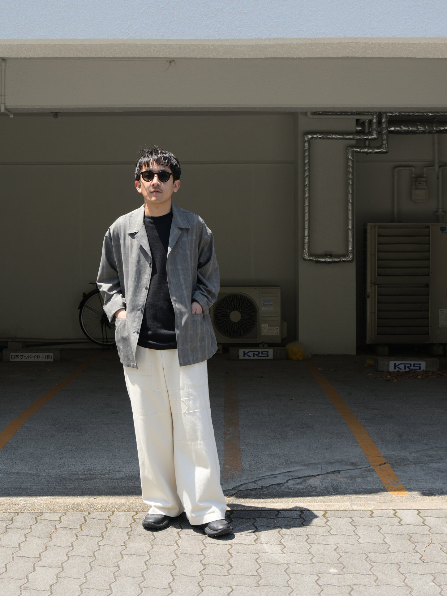 Ernie Palo アーニーパロ Wool Check Shirt Jacket EP11BL04 チェック シャツ ジャケット シルク カシミア ウール 愛知県 名古屋 丸の内 セレクトショップ THIRD PLACE サードプレイス