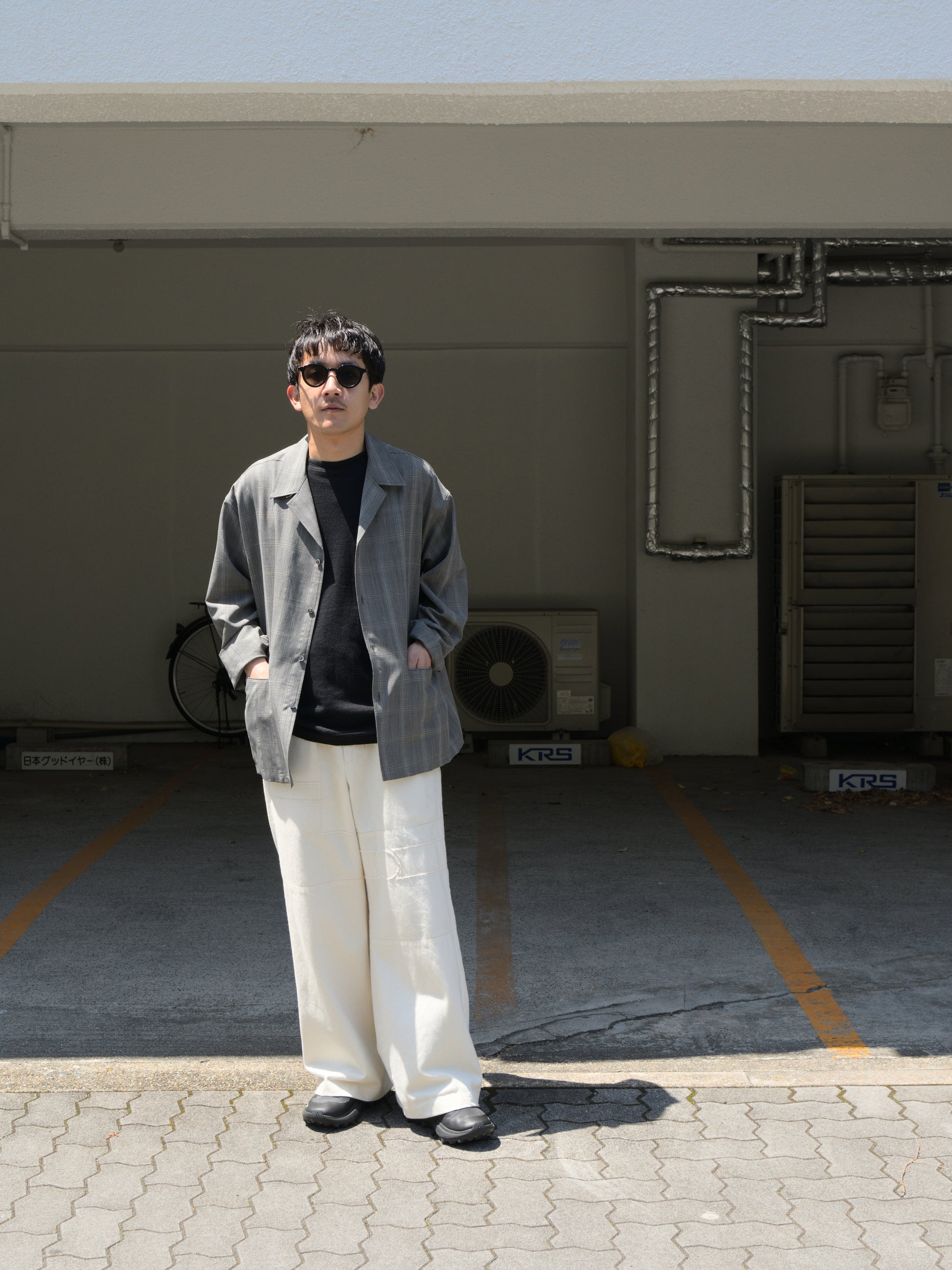 Ernie Palo アーニーパロ Wool Check Shirt Jacket EP11BL04 チェック シャツ ジャケット シルク カシミア ウール 愛知県 名古屋 丸の内 セレクトショップ THIRD PLACE サードプレイス
