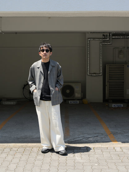 Ernie Palo アーニーパロ Wool Check Shirt Jacket EP11BL04 チェック シャツ ジャケット シルク カシミア ウール 愛知県 名古屋 丸の内 セレクトショップ THIRD PLACE サードプレイス