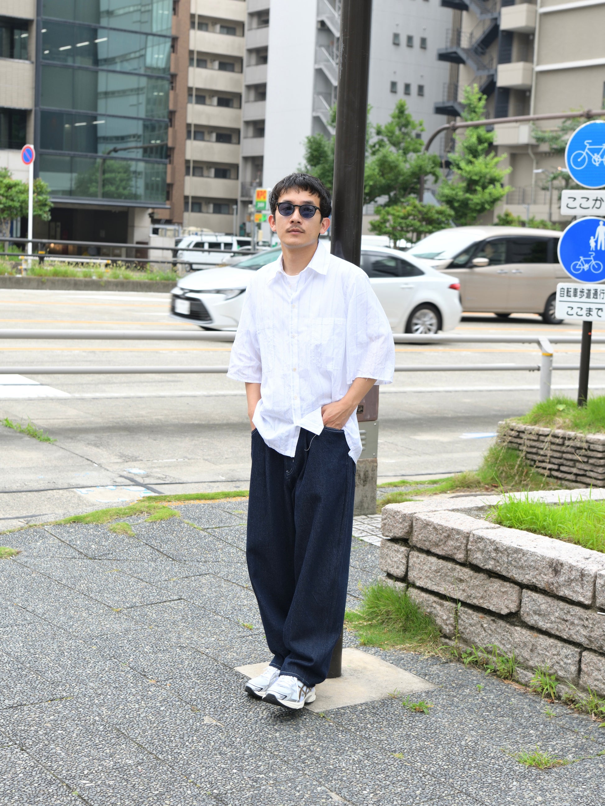 WELCOME-RAIN for THIRD PLACE "5Pocket Denim (ONE WASH)" 別注 デニム アイボリー BLACK ブラック インディゴ INDIGO ONE WASH 新色 ウェルカムレイン日本 名古屋 丸の内 セレクトショップ THIRD PLACE サードプレイス 春夏秋冬