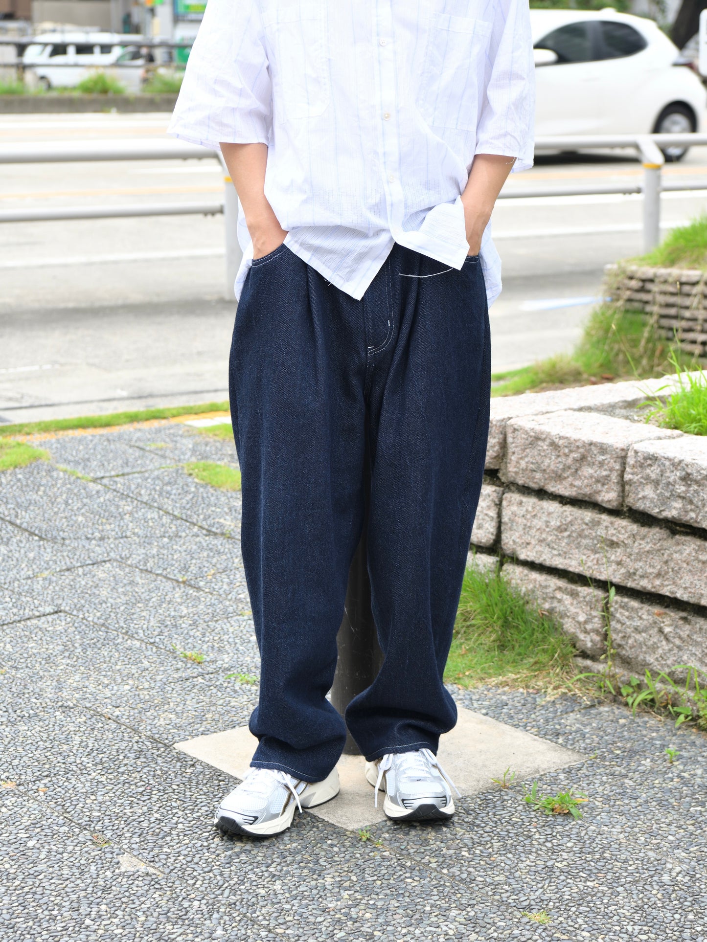WELCOME-RAIN for THIRD PLACE "5Pocket Denim (ONE WASH)" 別注 デニム アイボリー BLACK ブラック インディゴ INDIGO ONE WASH 新色 ウェルカムレイン日本 名古屋 丸の内 セレクトショップ THIRD PLACE サードプレイス 春夏秋冬