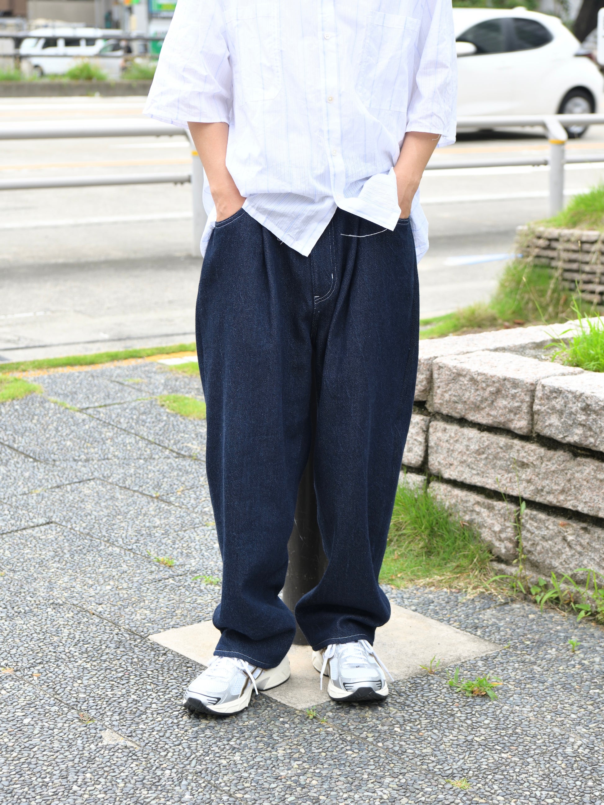 WELCOME-RAIN for THIRD PLACE "5Pocket Denim (ONE WASH)" 別注 デニム アイボリー BLACK ブラック インディゴ INDIGO ONE WASH 新色 ウェルカムレイン日本 名古屋 丸の内 セレクトショップ THIRD PLACE サードプレイス 春夏秋冬