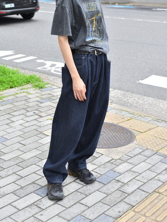 WELCOME-RAIN for THIRD PLACE "5Pocket Denim (ONE WASH)" 別注 デニム アイボリー BLACK ブラック インディゴ INDIGO ONE WASH 新色 ウェルカムレイン日本 名古屋 丸の内 セレクトショップ THIRD PLACE サードプレイス 春夏秋冬