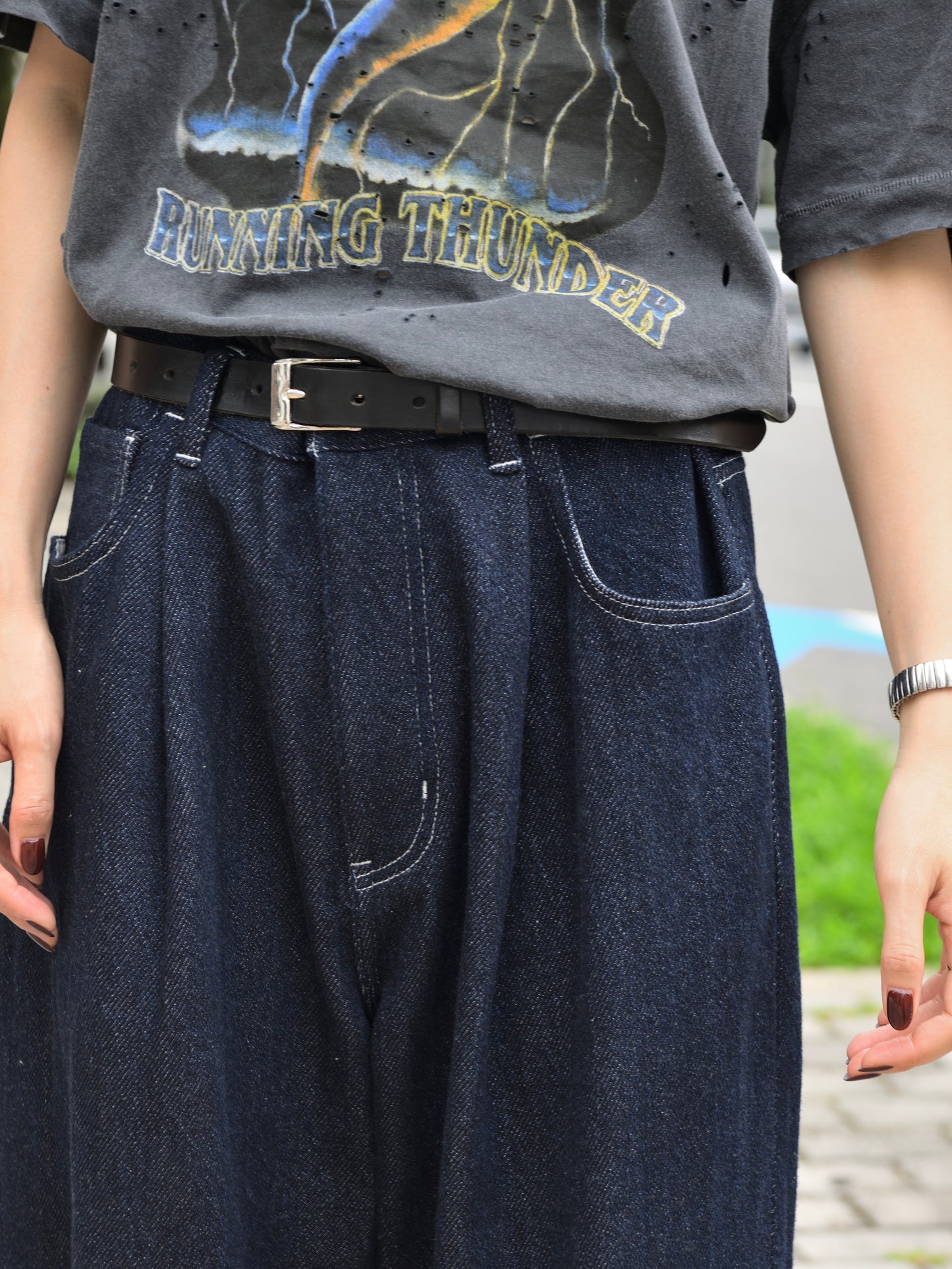WELCOME-RAIN for THIRD PLACE "5Pocket Denim (ONE WASH)" 別注 デニム アイボリー BLACK ブラック インディゴ INDIGO ONE WASH 新色 ウェルカムレイン日本 名古屋 丸の内 セレクトショップ THIRD PLACE サードプレイス 春夏秋冬