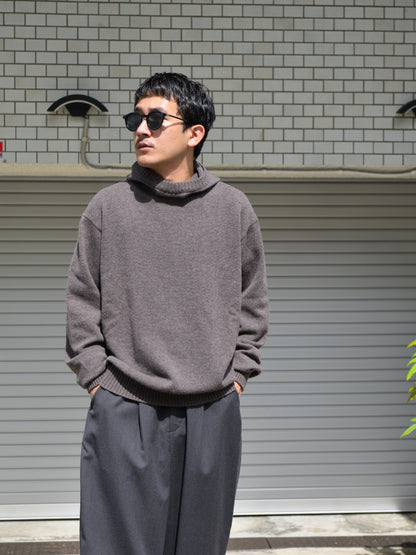 Ernie Palo アーニーパロ EP12KN03 Hooded Knit P/O ニット フーデッド ウール 26AW 名古屋 愛知 セレクトショップ THIRD PLACE サードプレイス