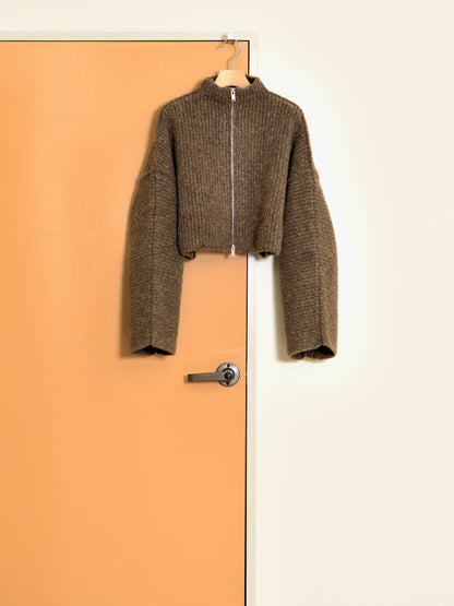 rus ルース HAKO sweater CHOCOLATE RU26AW007A チョコレート ブラウン メリノウール スペイン レディース 26FW 日本取り扱い 名古屋 丸の内 セレクトショップ THIRD PLACE サードプレイス