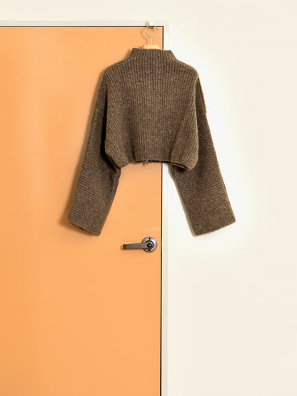 rus ルース HAKO sweater CHOCOLATE RU26AW007A チョコレート ブラウン メリノウール スペイン レディース 26FW 日本取り扱い 名古屋 丸の内 セレクトショップ THIRD PLACE サードプレイス
