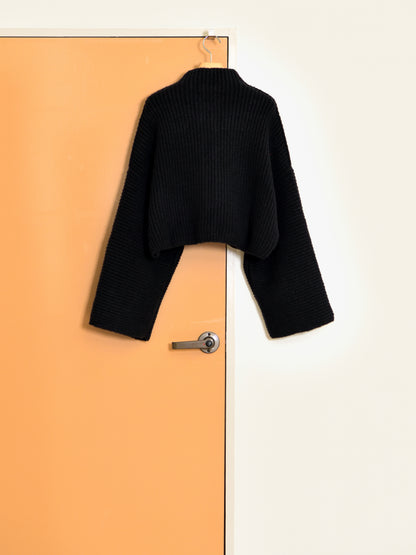 rus ルース HAKO sweater BLACK RU26AW007B ブラック メリノウール スペイン レディース 26FW 日本取り扱い 名古屋 丸の内 セレクトショップ THIRD PLACE サードプレイス