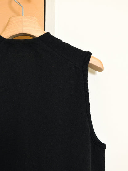 KAYLE ケイル DETACHABLE V KNIT VEST BLACK CHARCOAL K-2106 ブラック チャコール ベスト メリノウール ウール レディース 26FW 日本取り扱い 名古屋 丸の内 セレクトショップ THIRD PLACE サードプレイス