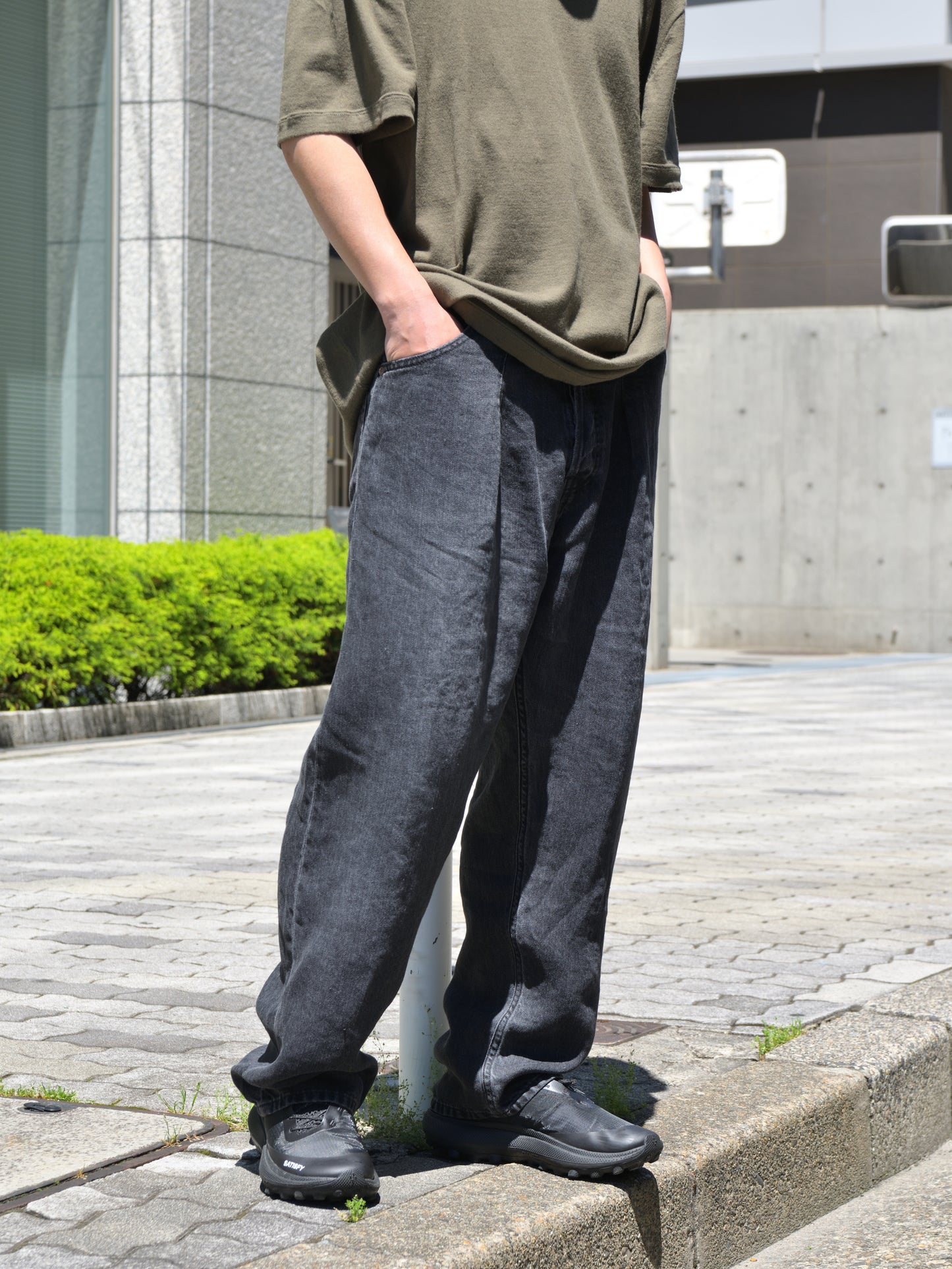 HERILL ヘリル Linen Denim 4PK 26-030-HL-8090-10 26SS ブラックデニム  リネン  愛知県 名古屋 丸の内 セレクトショップ THIRD PLACE サードプレイス
