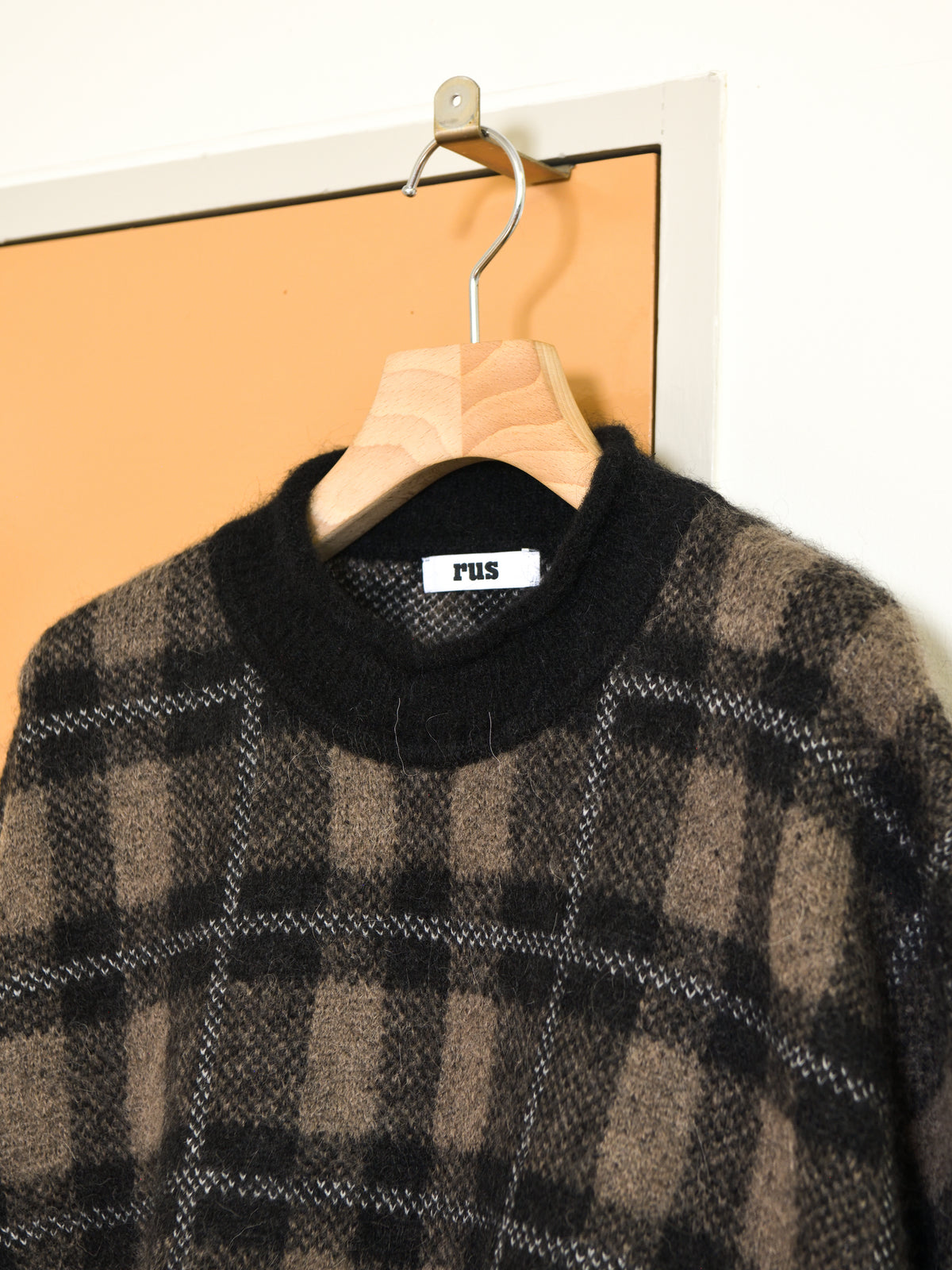rus ルース KOKOCHI sweater BLACK TAUPE RU26AW018A ブラック トープ アルパカ メリノウール スペイン レディース 26FW 日本取り扱い 名古屋 丸の内 セレクトショップ THIRD PLACE サードプレイス