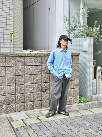 WELL ウェル WT26XX04 BLUE ブルー サックス シャツ Shirt 26AW 愛知県 名古屋 丸の内 セレクトショップ THIRD PLACE サードプレイス