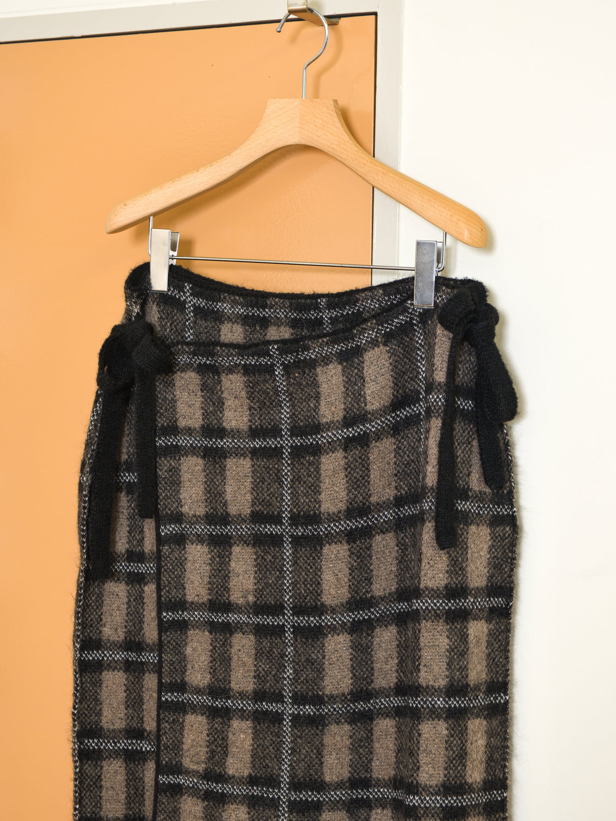 rus ルース COPERTA skirt BLACK TAUPE RU26AW036A ブラック トープ アルパカ メリノウール スペイン レディース 26FW 日本取り扱い 名古屋 丸の内 セレクトショップ THIRD PLACE サードプレイス