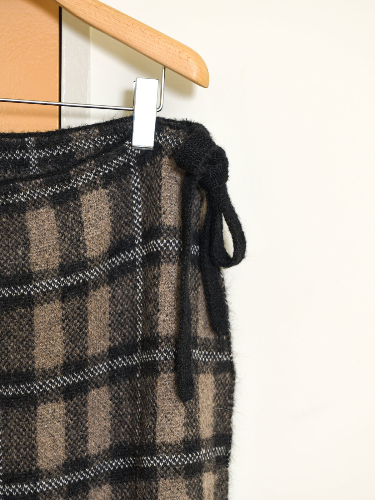 rus ルース COPERTA skirt BLACK TAUPE RU26AW036A ブラック トープ アルパカ メリノウール スペイン レディース 26FW 日本取り扱い 名古屋 丸の内 セレクトショップ THIRD PLACE サードプレイス