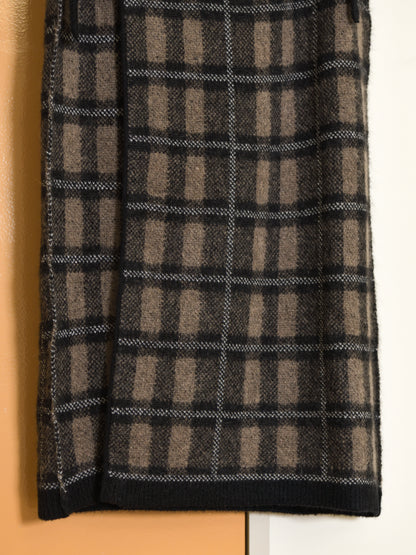 rus ルース COPERTA skirt BLACK TAUPE RU26AW036A ブラック トープ アルパカ メリノウール スペイン レディース 26FW 日本取り扱い 名古屋 丸の内 セレクトショップ THIRD PLACE サードプレイス