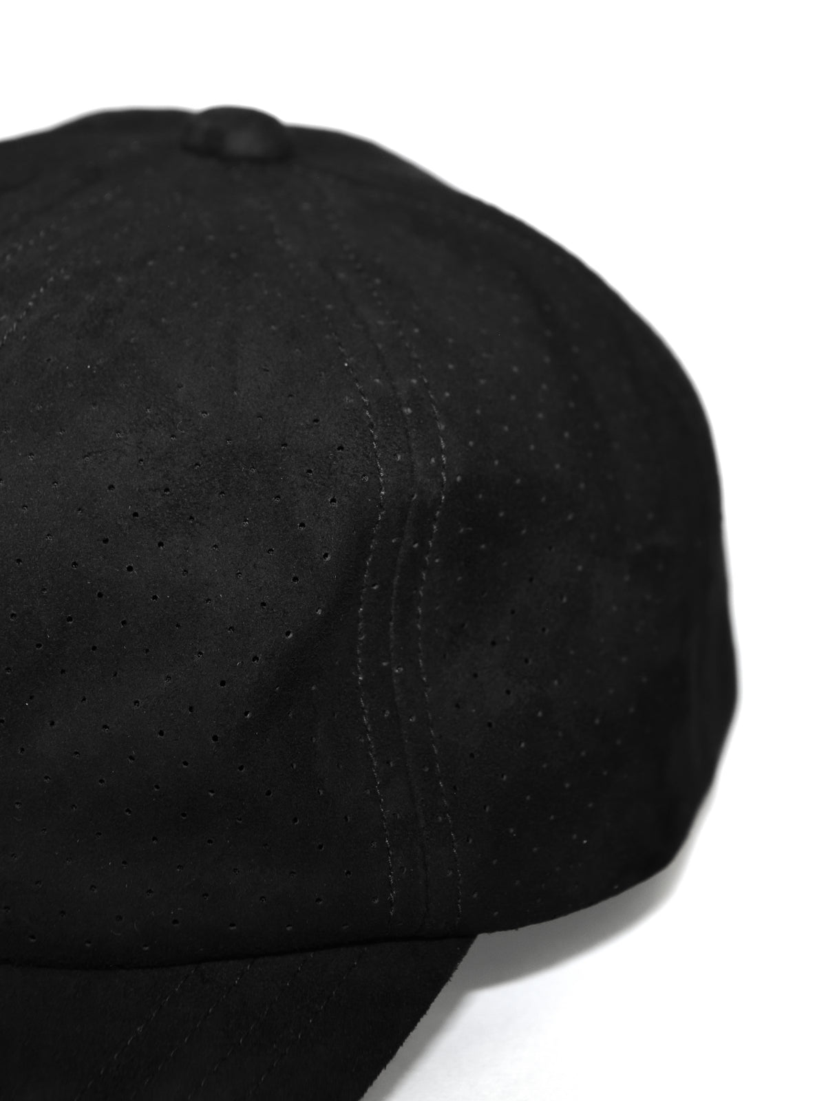 COMESANDGOES カムズアンドゴーズ　SEEP SUEDE PUNCHING CAP 301394 スエードキャップ BLACK ブラック 帽子 通販 愛知県 名古屋 丸の内 セレクトショップ THIRD PLACE サードプレイス
