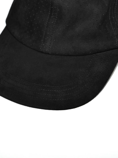 COMESANDGOES カムズアンドゴーズ　SEEP SUEDE PUNCHING CAP 301394 スエードキャップ BLACK ブラック 帽子 通販 愛知県 名古屋 丸の内 セレクトショップ THIRD PLACE サードプレイス