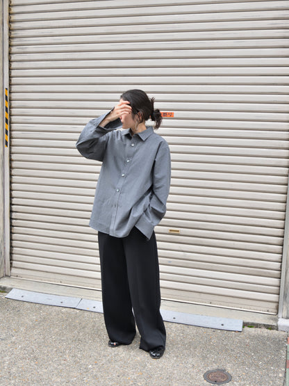 WELL ウェル WT26XX04 グレー チャコール GRAY CHARCOAL シャツ Shirt 26AW 愛知県 名古屋 丸の内 セレクトショップ THIRD PLACE サードプレイス