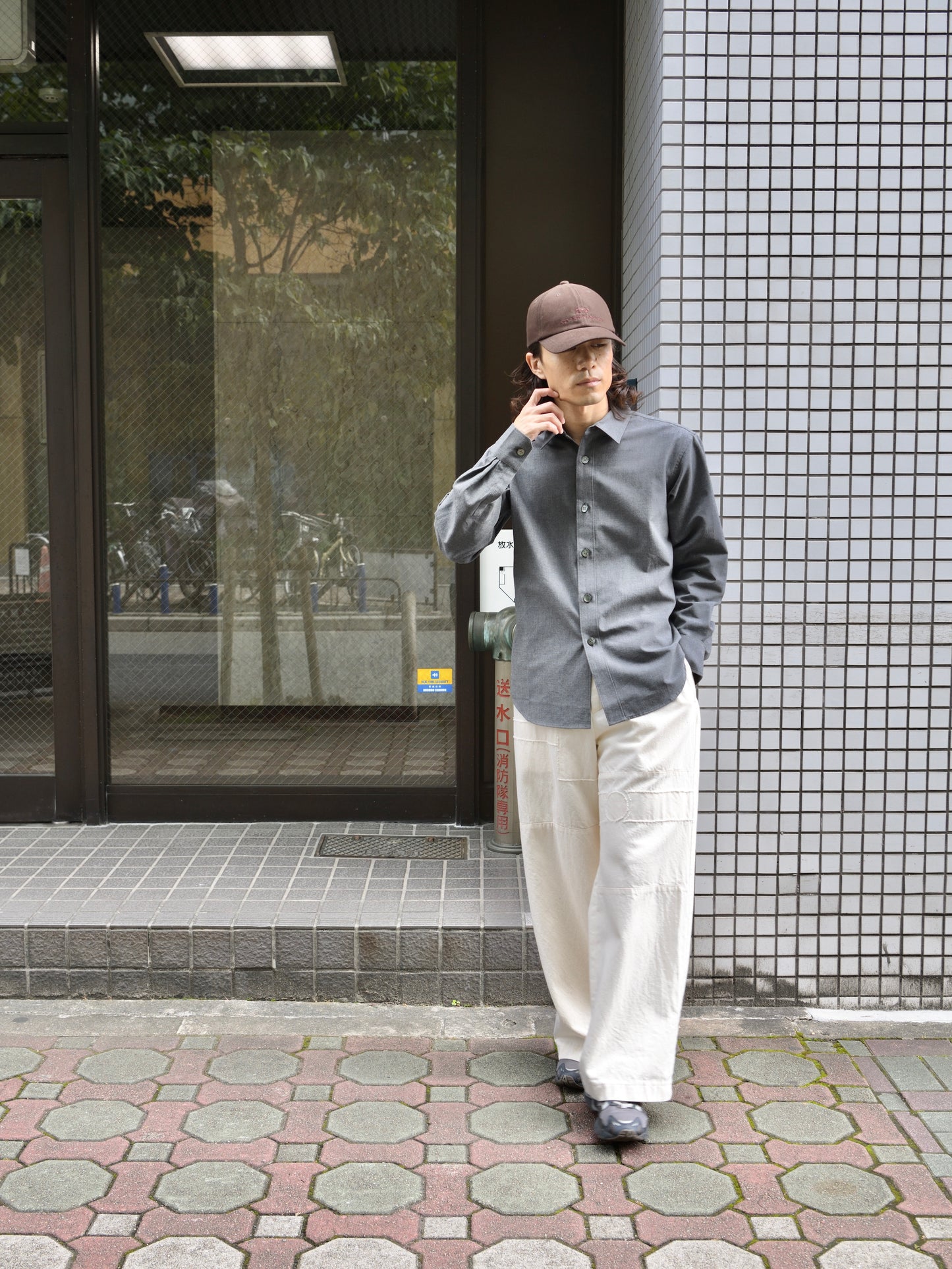 WELL ウェル WT26XX04 グレー チャコール GRAY CHARCOAL シャツ Shirt 26AW 愛知県 名古屋 丸の内 セレクトショップ THIRD PLACE サードプレイス
