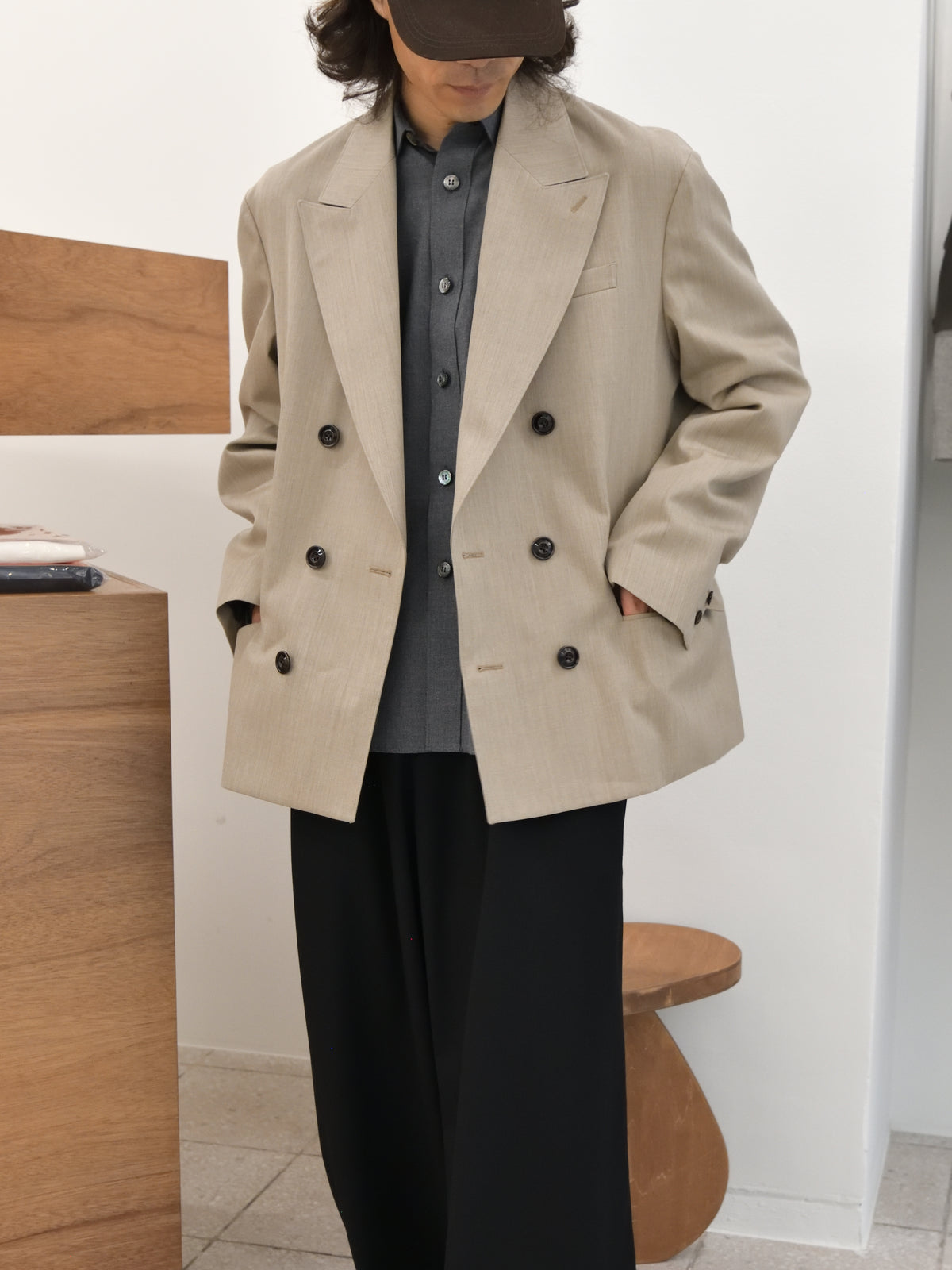 refome リフォメッド Sebiro JACKET REJK-046 NATURAL ナチュラル ウール ジャケット 26FW 日本取り扱い 名古屋 丸の内 セレクトショップ THIRD PLACE サードプレイス