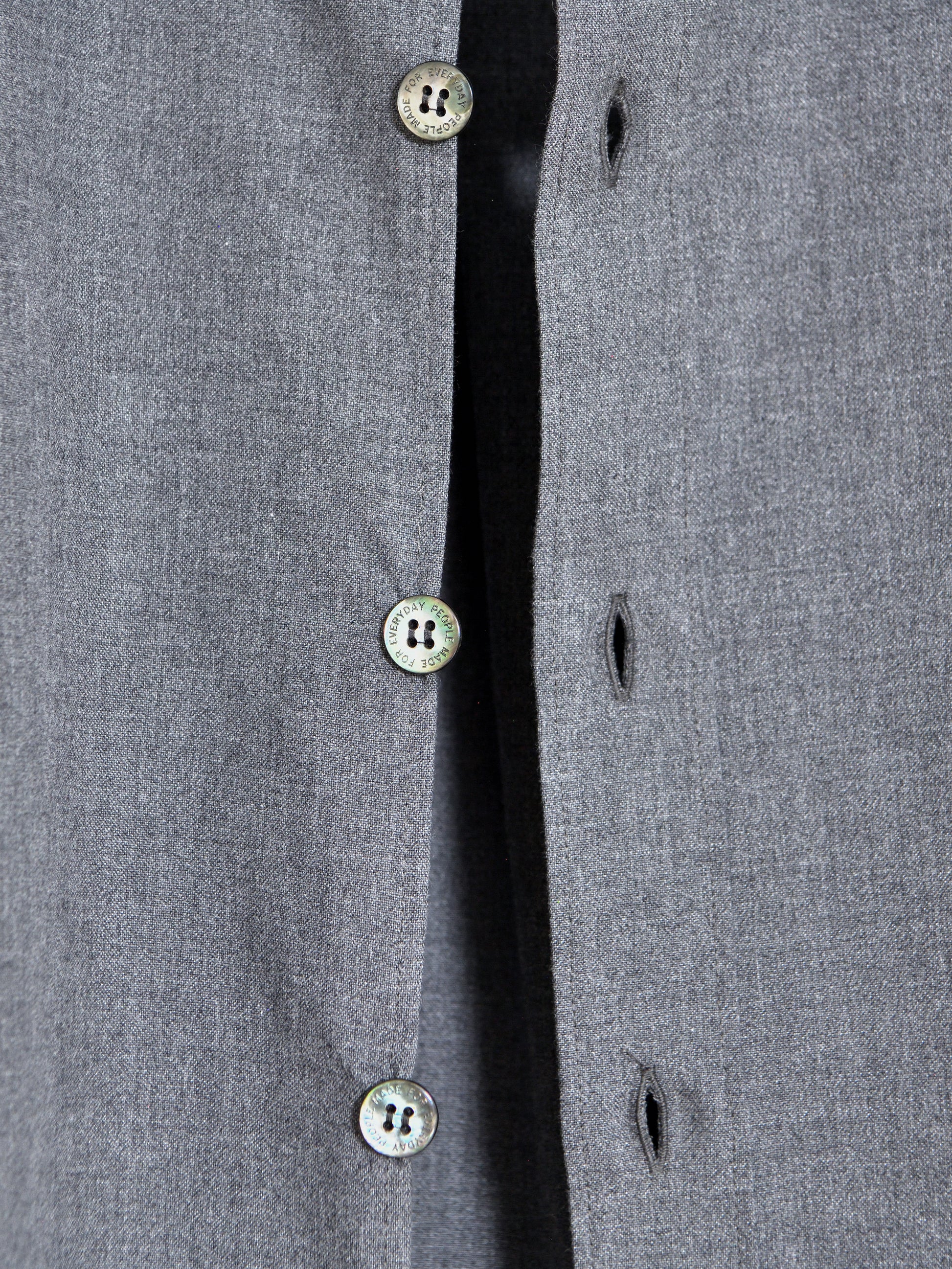 WELL ウェル WT26XX04 グレー チャコール GRAY CHARCOAL シャツ Shirt 26AW 愛知県 名古屋 丸の内 セレクトショップ THIRD PLACE サードプレイス