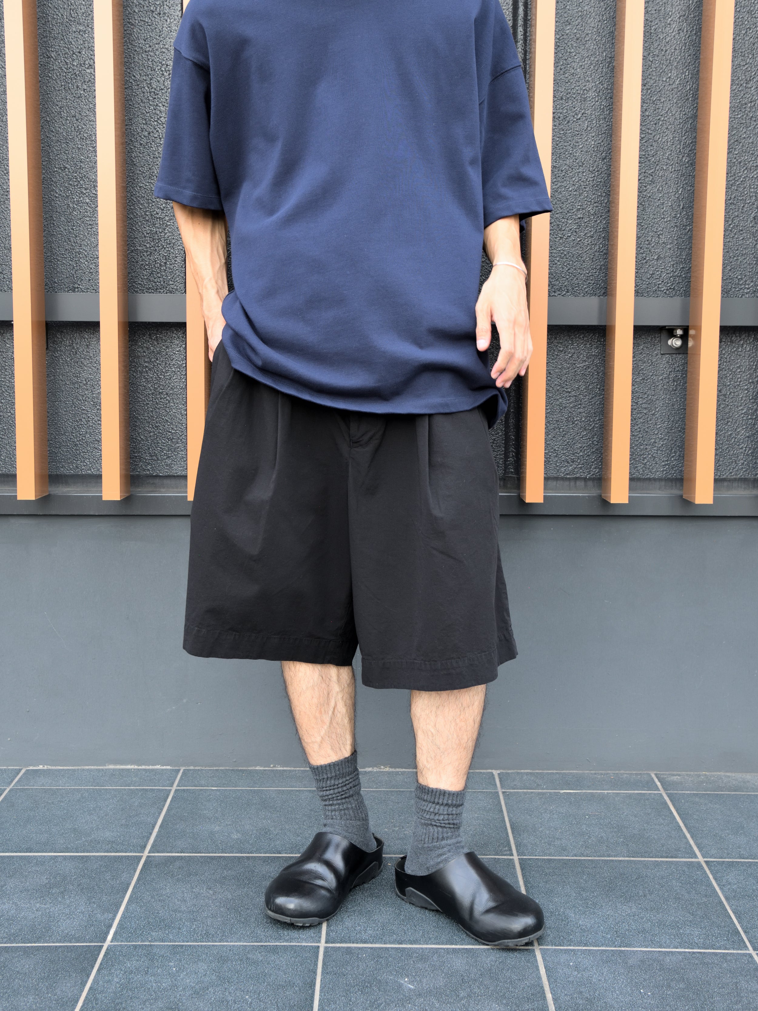 HERILL Ripstop Chinoshorts Black サイズ1 HERILL 