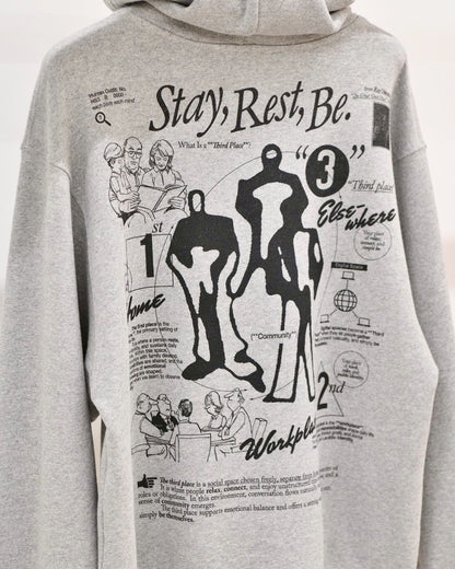 HELS ヘルス 別注 解釈 スウェット パーカー名古屋 丸の内 セレクトショップ THIRD PLACE サードプレイス