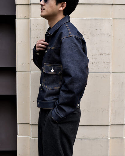 HERILL Cashmere Denim XX Jacket 25-011-HL-8010-30 カシミヤデニム 1stモデル 1stジャケット デニムジャケット 愛知県 名古屋 丸の内 セレクトショップ THIRD PLACE サードプレイス