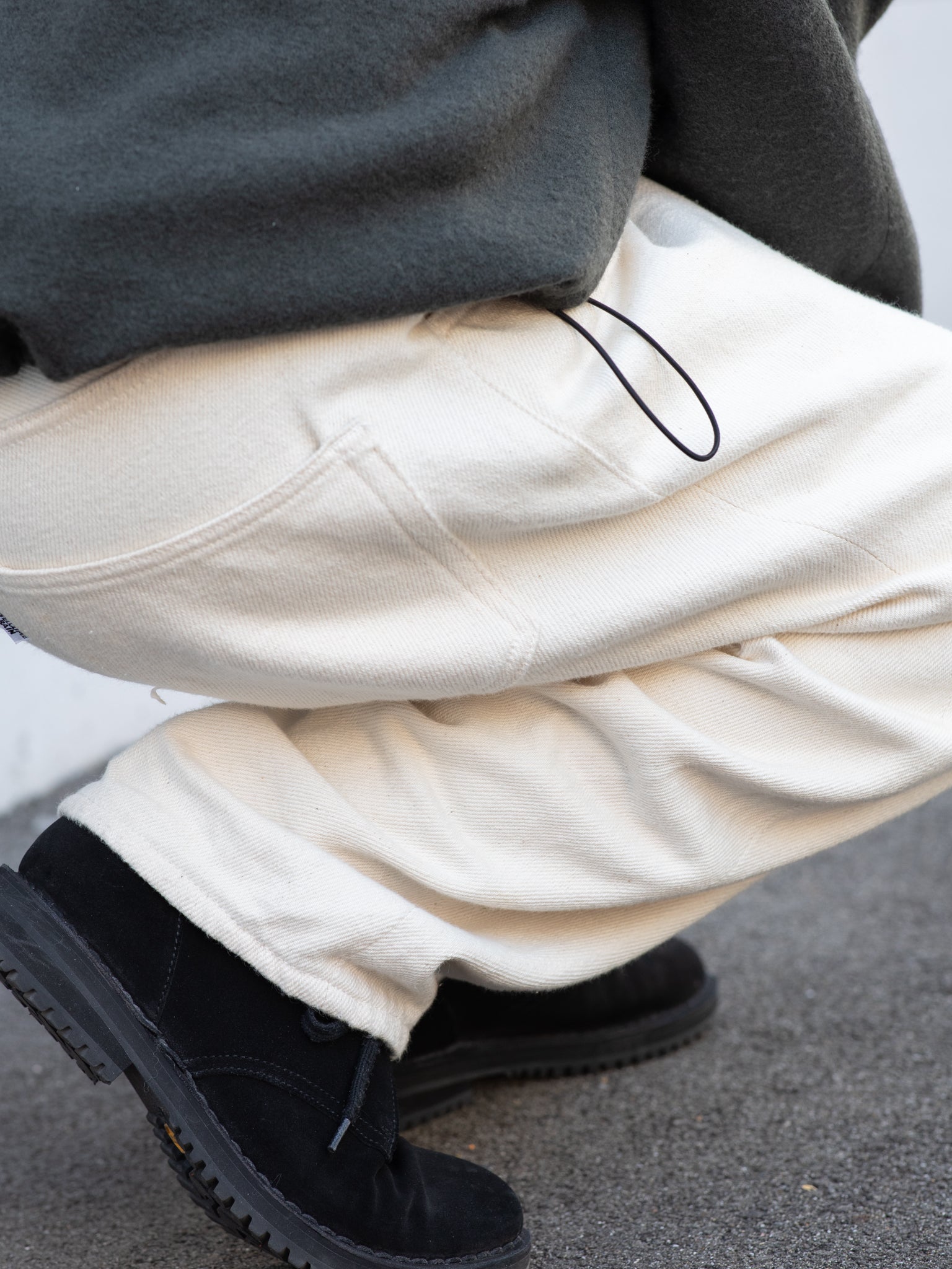 WELCOME-RAIN for THIRD PLACE "5Pocket Denim (IVORY)" 別注 デニム アイボリー ECRU ウェルカムレイン日本 名古屋 丸の内 セレクトショップ THIRD PLACE サードプレイス