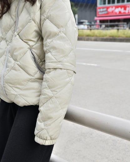 HIKING PATROL "BASE LT DOWN ZIP JACKET(SAND)"