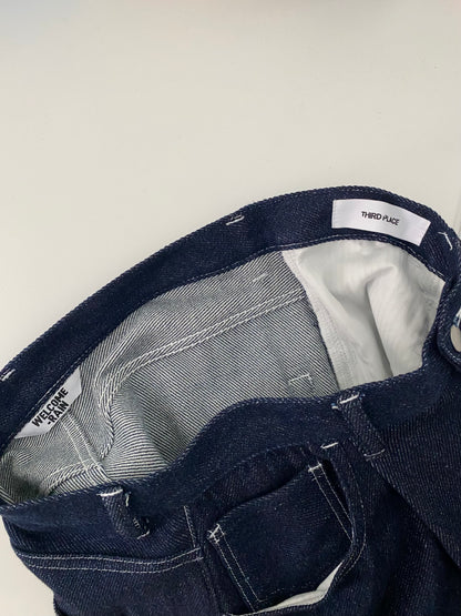 WELCOME-RAIN for THIRD PLACE "5Pocket Denim (ONE WASH)" 別注 デニム アイボリー BLACK ブラック インディゴ INDIGO ONE WASH 新色 ウェルカムレイン日本 名古屋 丸の内 セレクトショップ THIRD PLACE サードプレイス 春夏秋冬