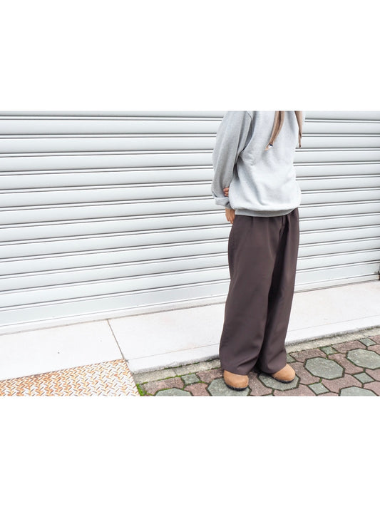 TOZAOU "Doorman Pants (DARK BROWN)"