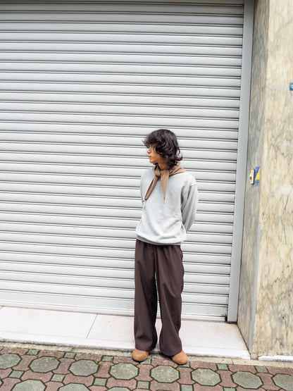 TOZAOU トザオウ Doorman Pants DARK BROWN ブラウン TOZ-26AW-PA0002 トラウザー パンツ スラックス ポリエステル イージーケア ドアマンパンツ 26AW 愛知県 名古屋 丸の内 セレクトショップ THIRD PLACE サードプレイスト