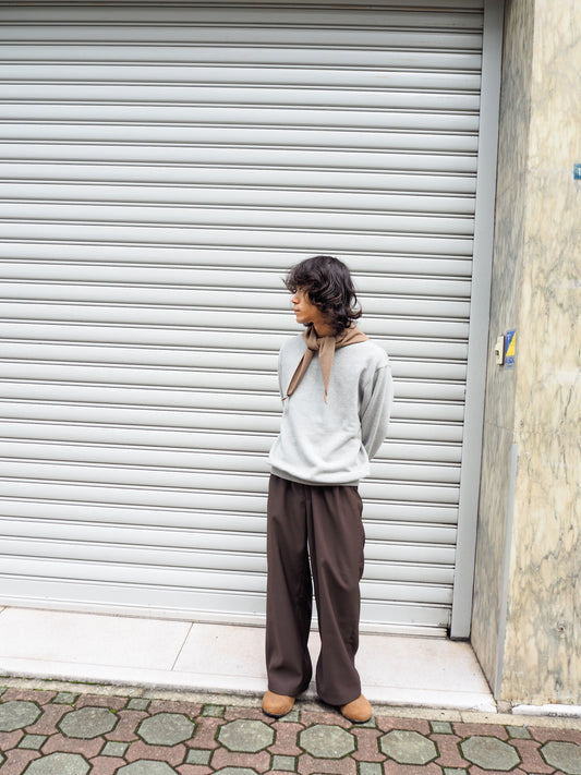 TOZAOU トザオウ Doorman Pants DARK BROWN ブラウン TOZ-26AW-PA0002 トラウザー パンツ スラックス ポリエステル イージーケア ドアマンパンツ 26AW 愛知県 名古屋 丸の内 セレクトショップ THIRD PLACE サードプレイスト