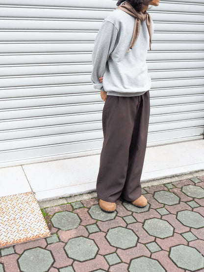 TOZAOU トザオウ Doorman Pants DARK BROWN ブラウン TOZ-26AW-PA0002 トラウザー パンツ スラックス ポリエステル イージーケア ドアマンパンツ 26AW 愛知県 名古屋 丸の内 セレクトショップ THIRD PLACE サードプレイスト